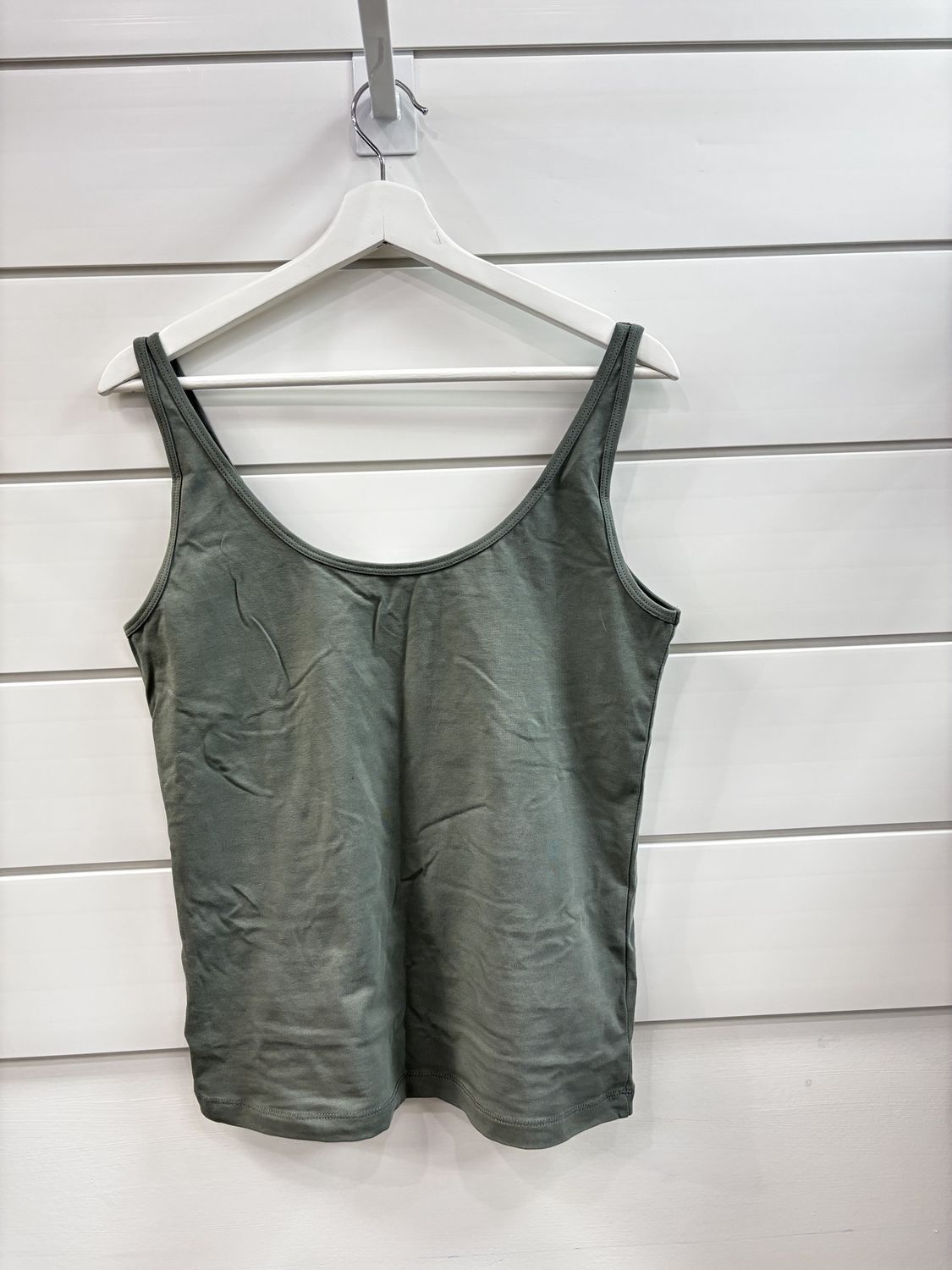 Olive Tank Top - Size Large