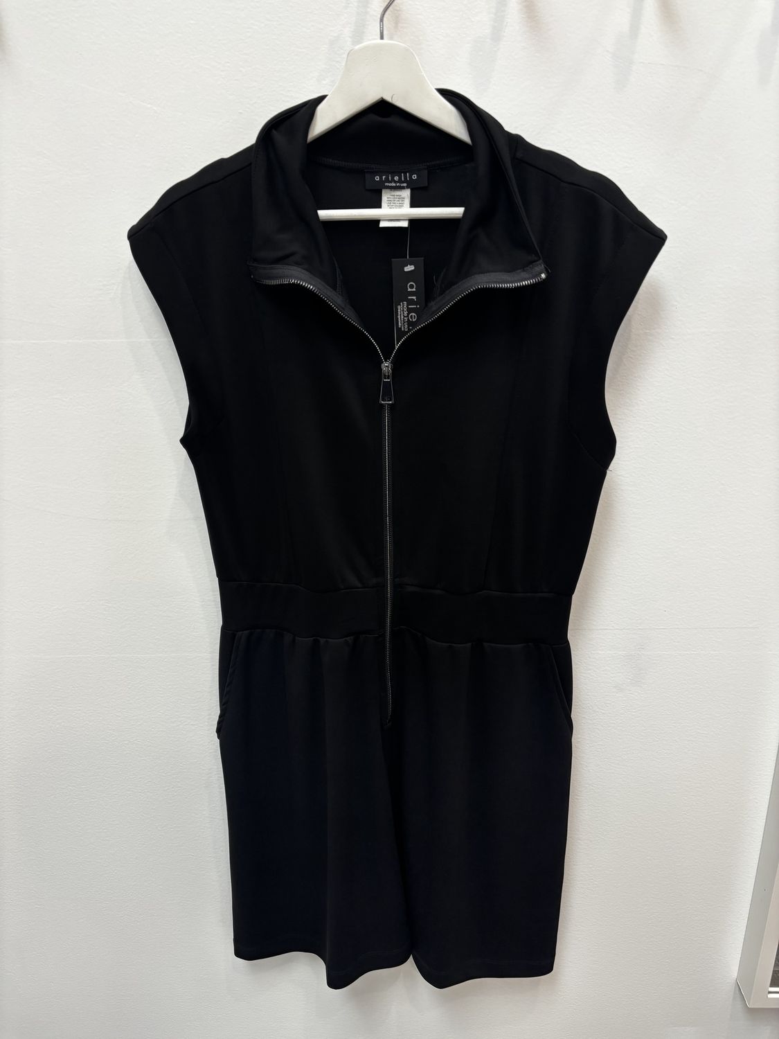 Zipper Scuba Dress