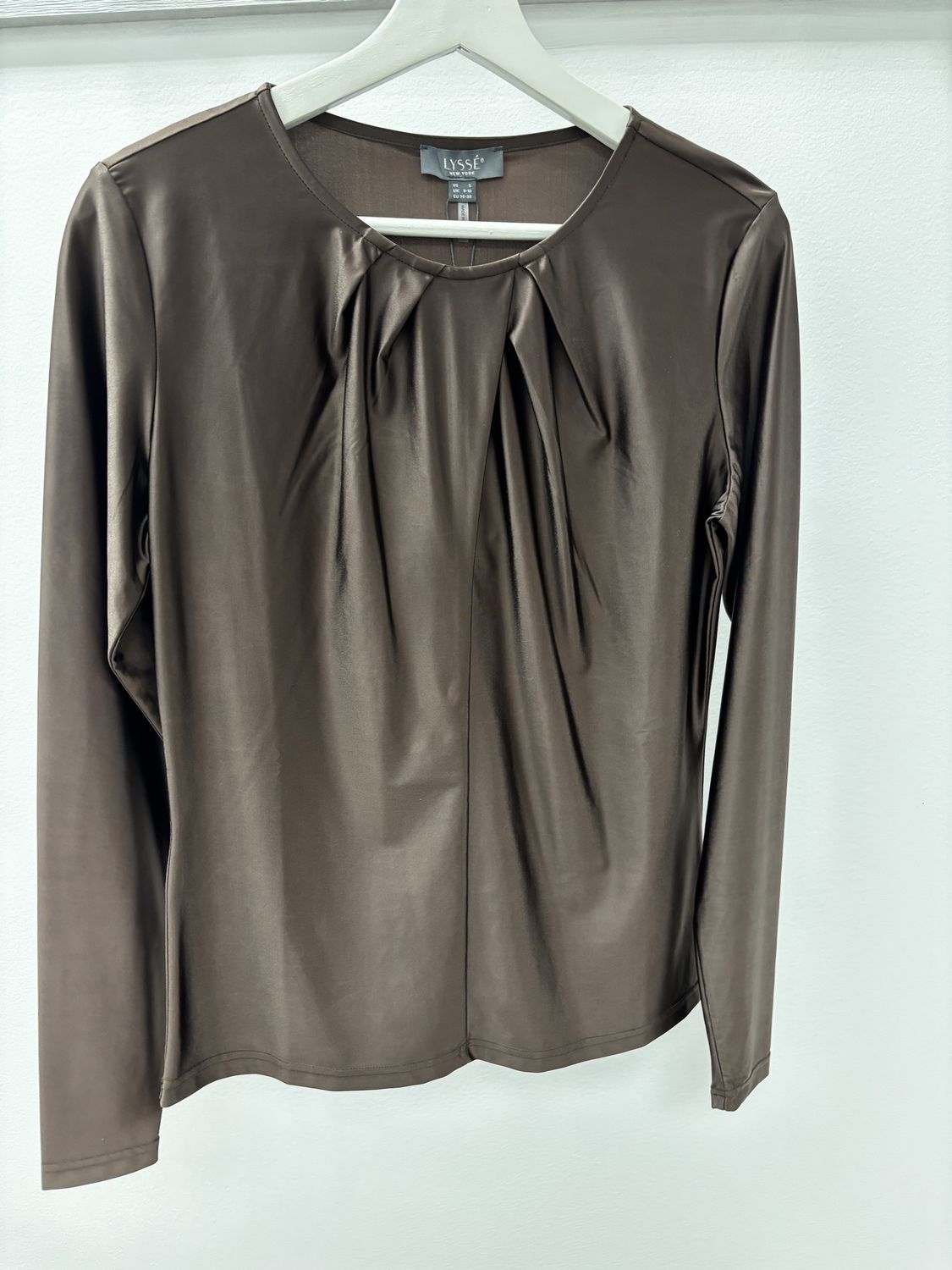 Fatima Brown Top, Size: Small
