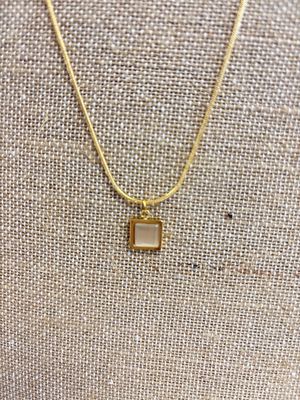 Grounded Square Necklace