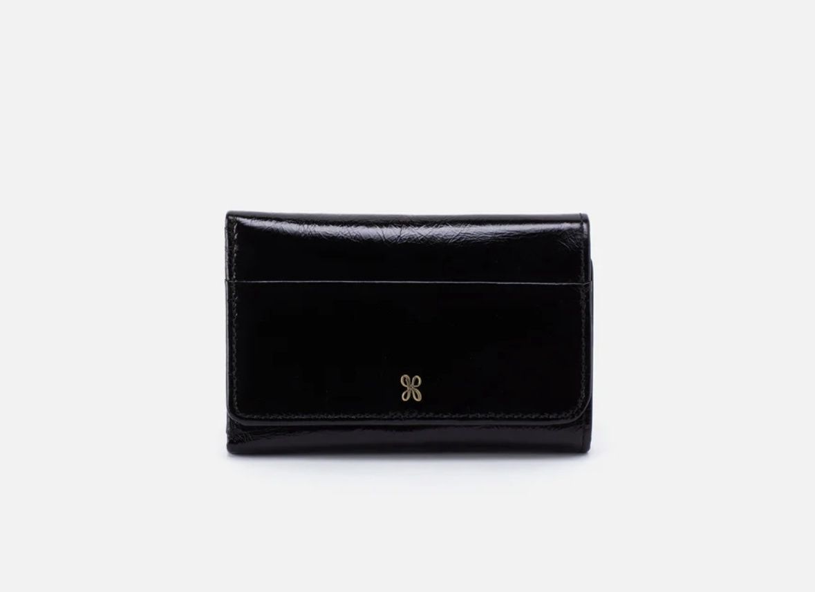 Jill Trifold Wallet -  Black