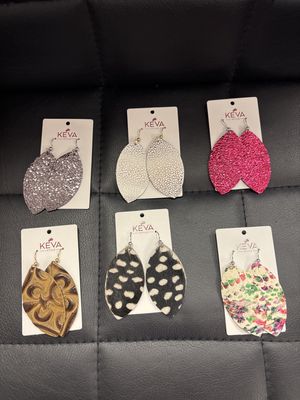 Keva Leather Earrings