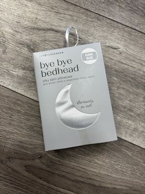 King Grey Satin Pillowcase