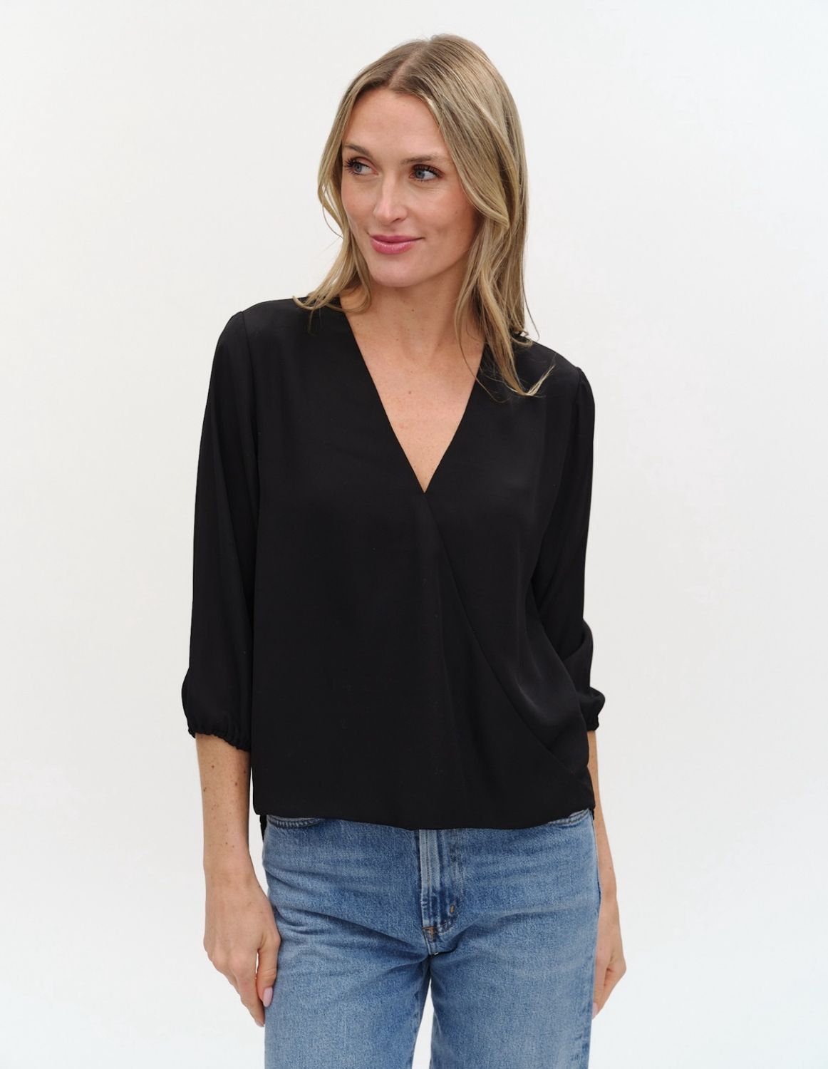 Vanessa Black Top, Size: Small