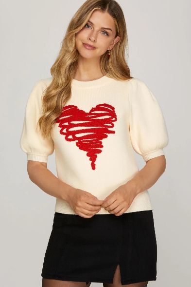 Red Heart Sweater