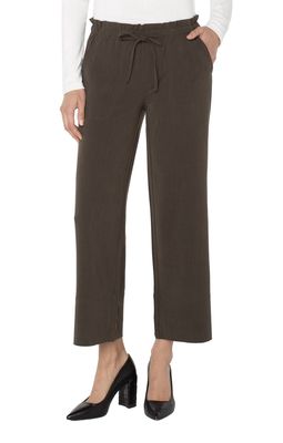 LP4463TS39 Black Olive Wide  Leg Pants  Petite