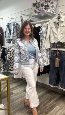 C6368R Scarlet Basket Weave Jacket