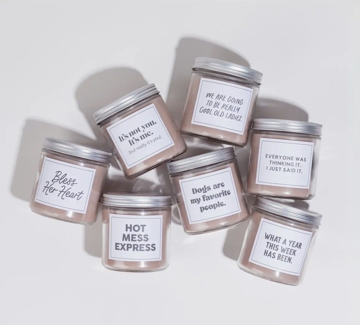 Sweet Grace Candle with Sayings