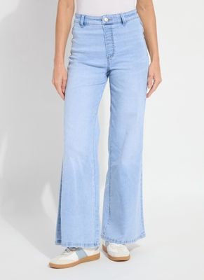 iris wide leg everyday denim