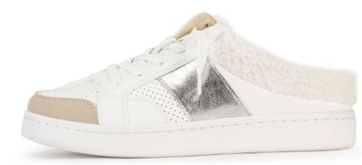 Corbin White Mule Sneaker
