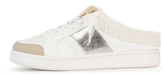 Corbin White Mule Sneaker, Size: 7