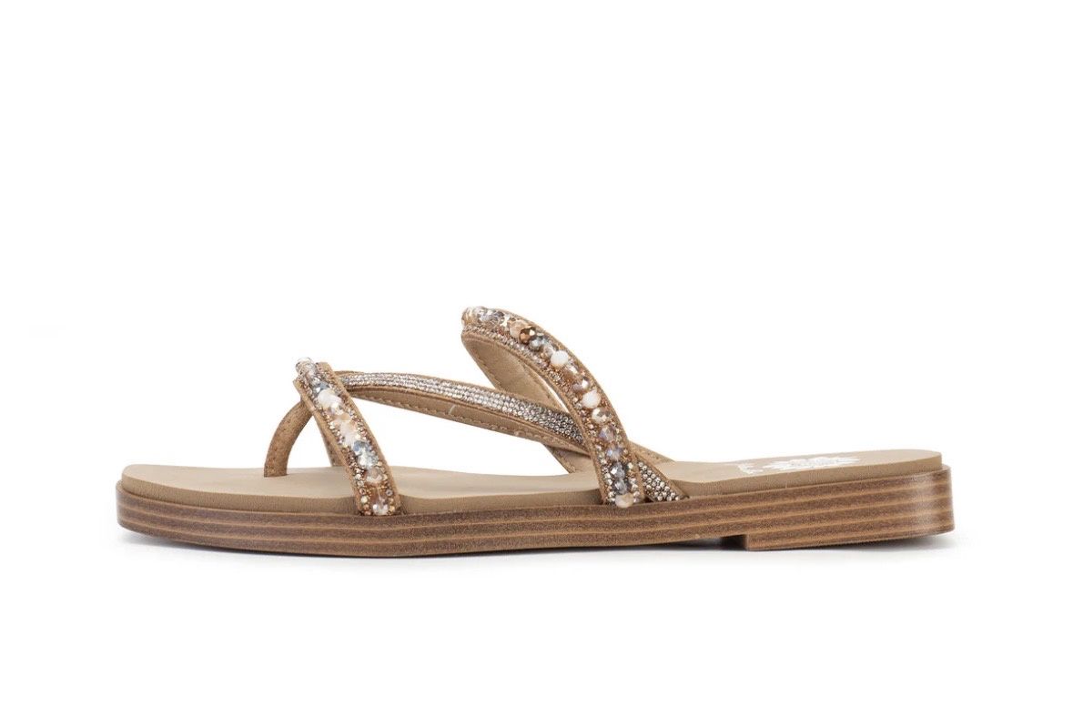 Lelan Natural Sandals, Size: 7
