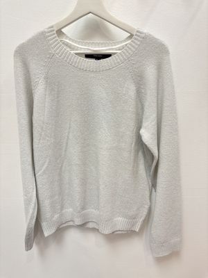 Silver Scoop Sweater