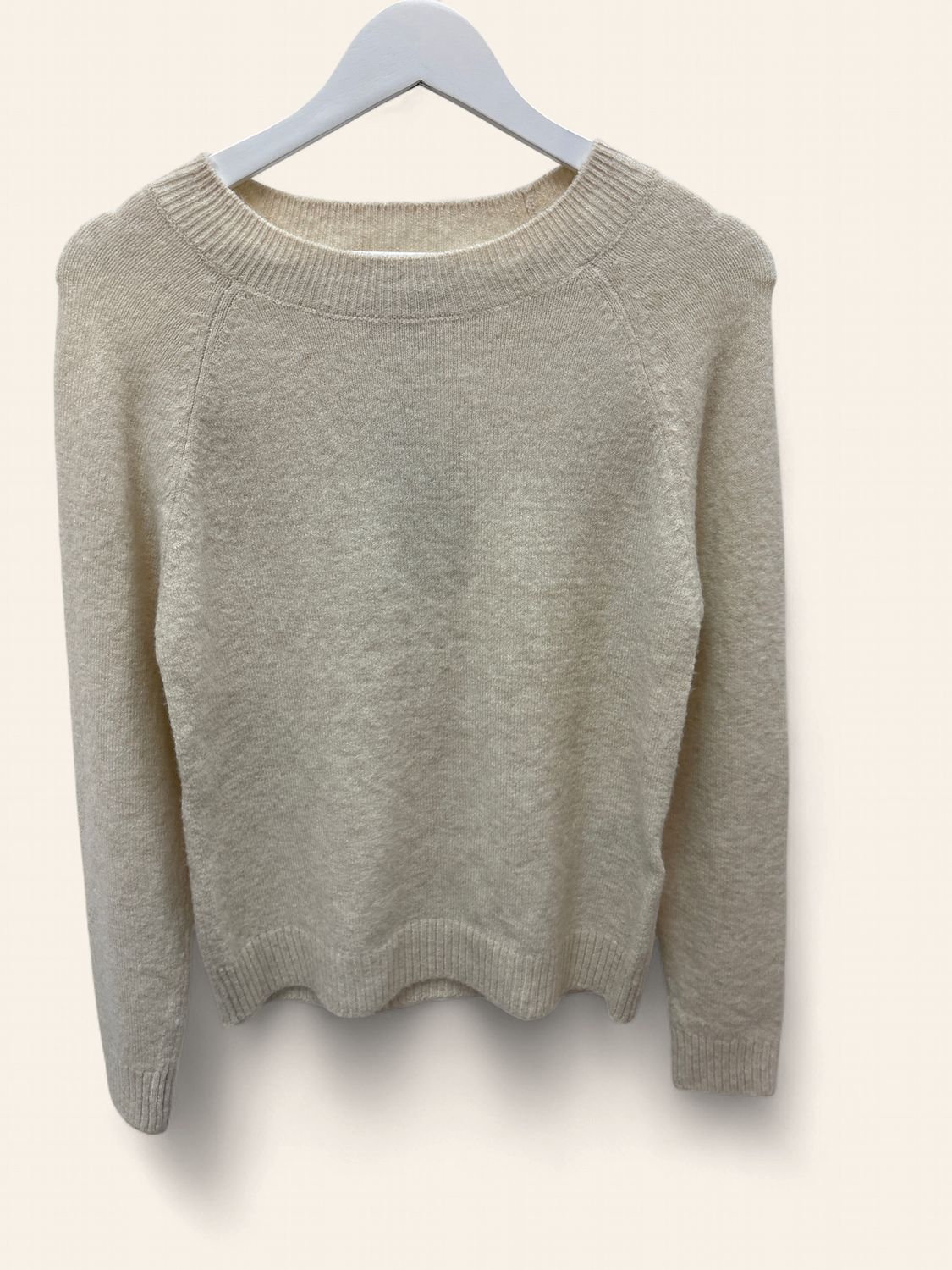 Cream Cashmere Like Sweater
