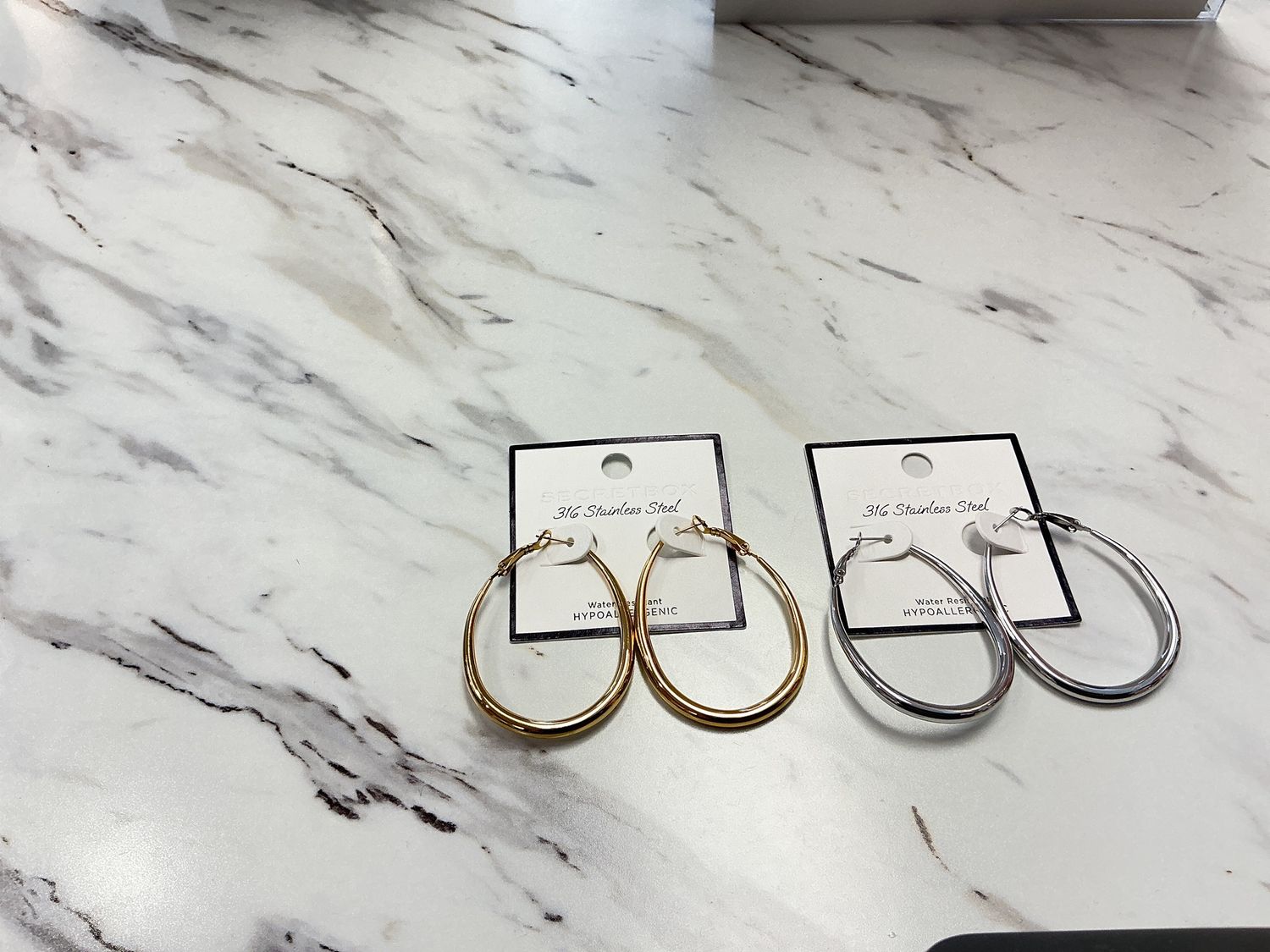 Long Hoops Stainless Steel