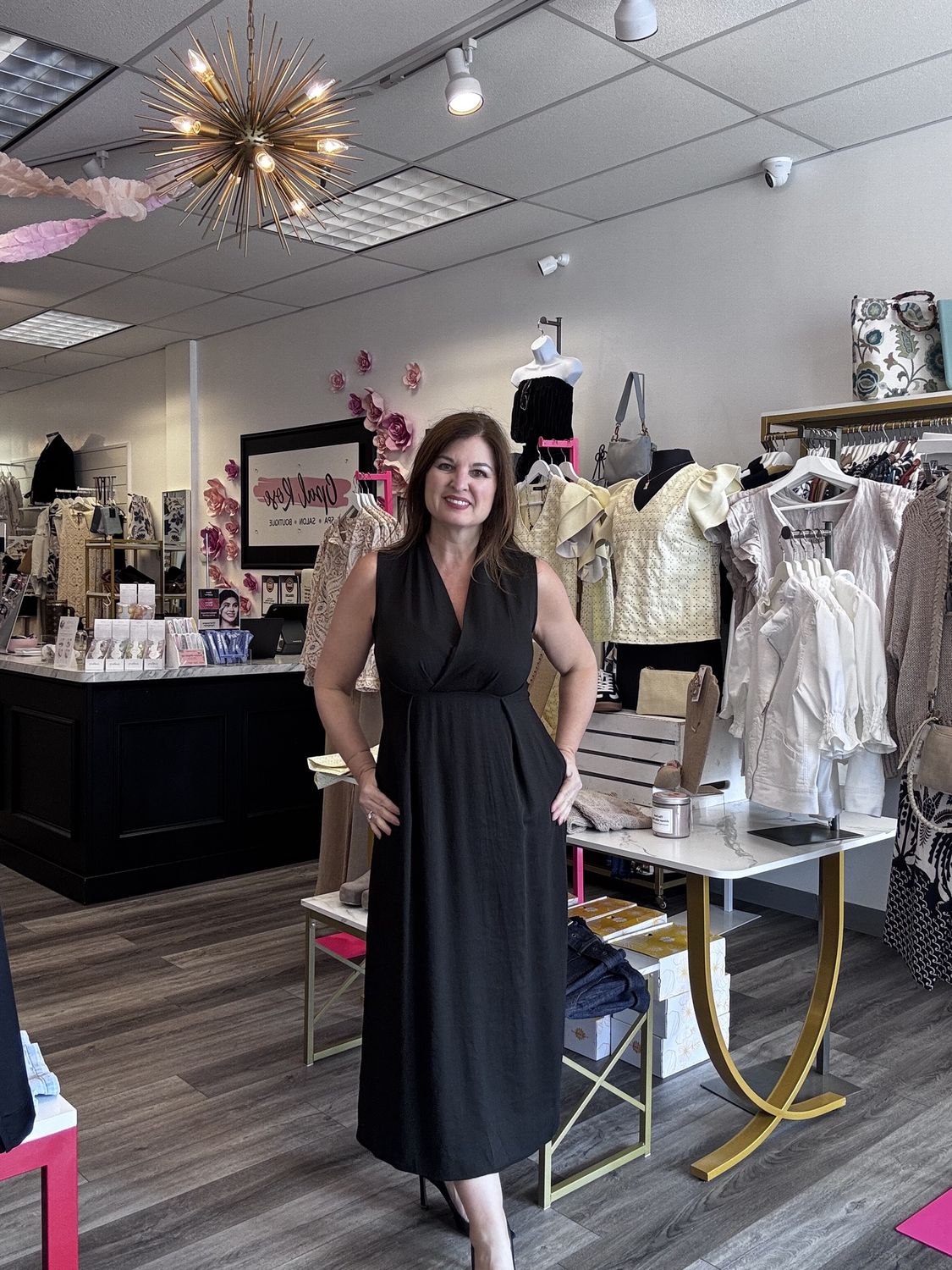 Black Linen Dress, Size: Small