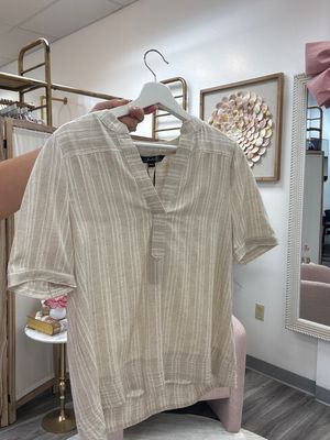 C4569 Stripe Blouse