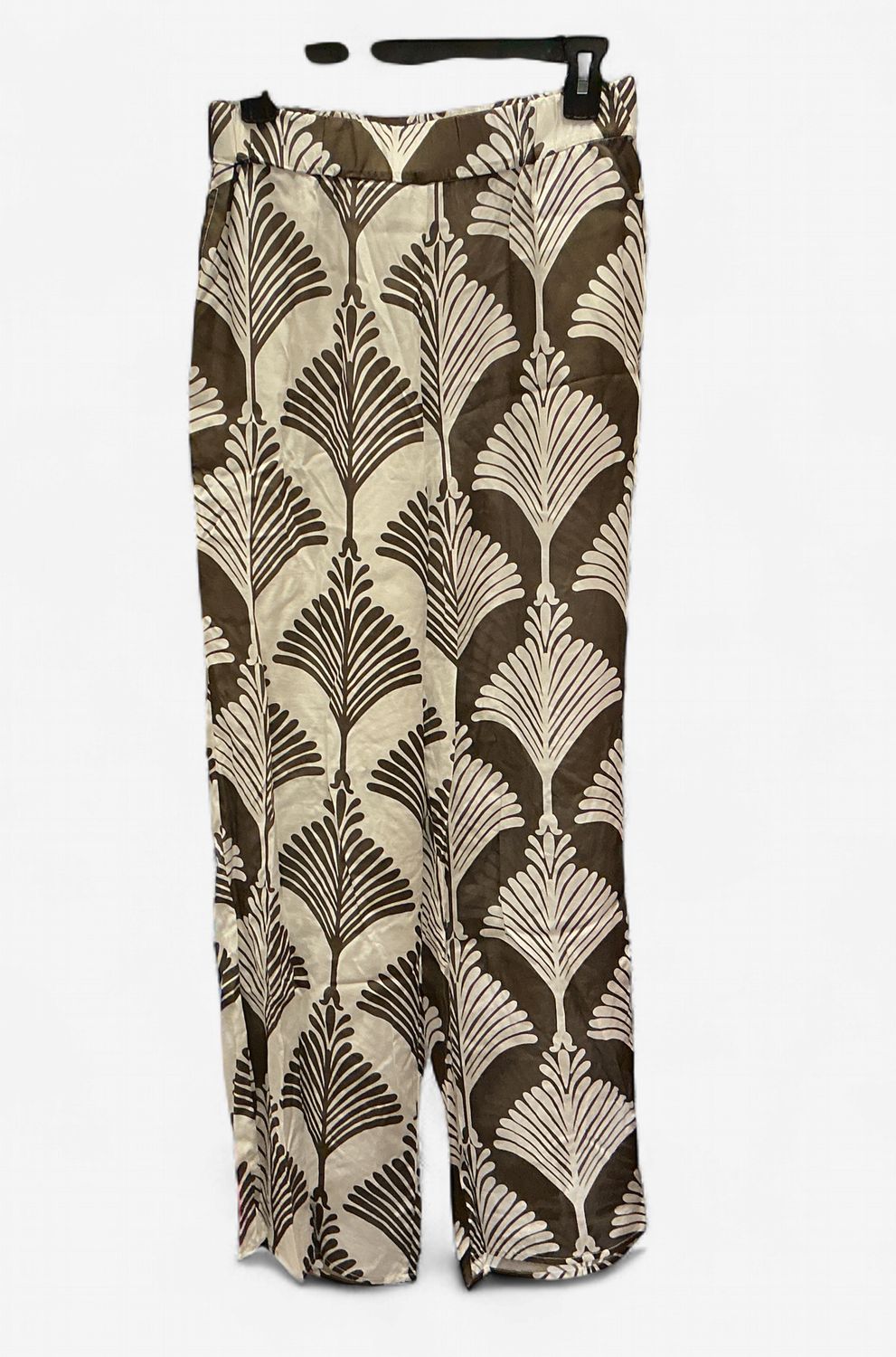 Brown Leaf Pants, Size: Small