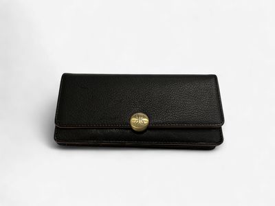 HUTTON LARGE WALLET WH-BLK