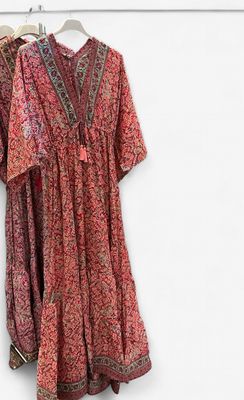 Raspberry Long Dress