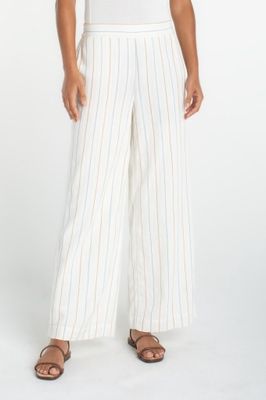 pull on wide leg woven pant