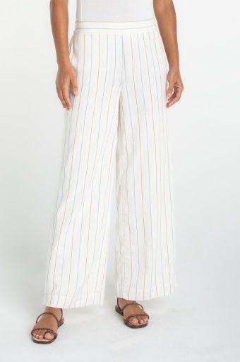 pull on wide leg woven pant, Size: XL