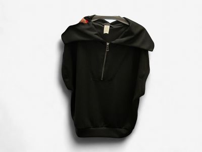 Black scuba quarter zip