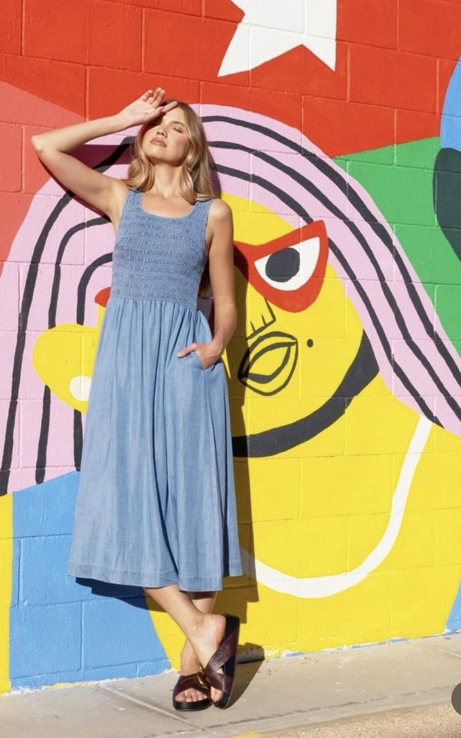 Soft Blue Dress, Size: XSmall