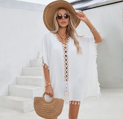 White Crochet Cover-Up