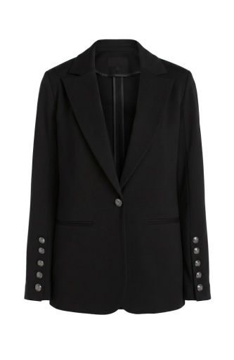 blazer with button sleeve, Size: XS