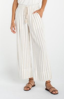 pull-on wide leg crop trouser 26' ins