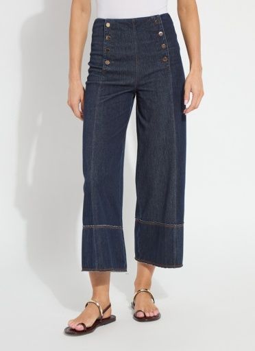 kaia wide leg denim, Size: XL