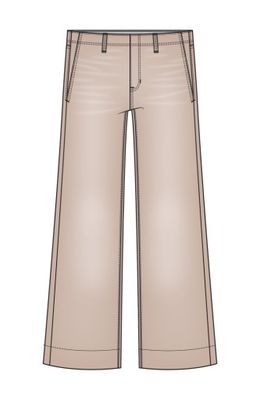 weekender crop wide leg 24" inseam
