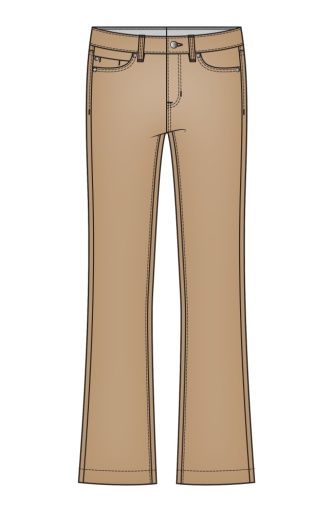 hannah crop flare hugger 23 1/2" inseam, Size: 0P