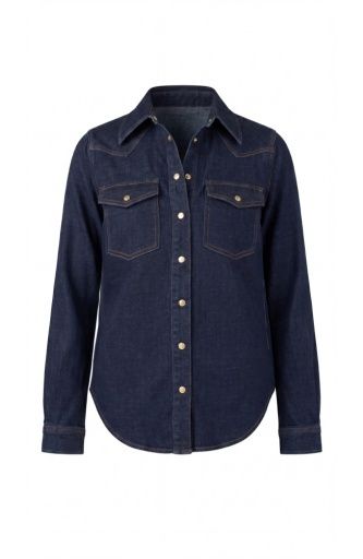 western slim shirt, Size: XS