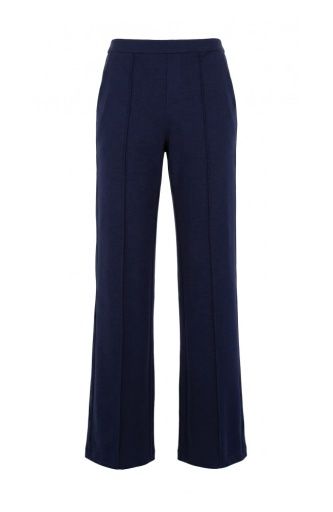 kayla pull on wide leg trouser 31 ins, Colour: cadet blue, Size: 0