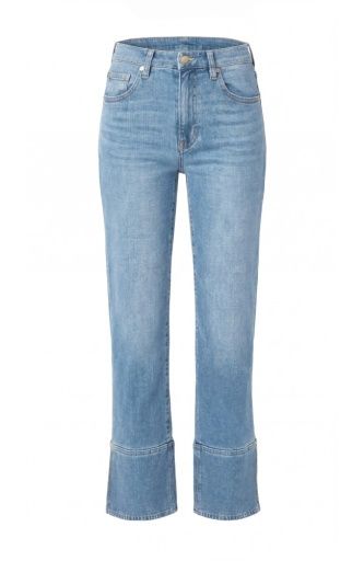 kennedy straight w. cuff and slit 30' ins, Size: 0