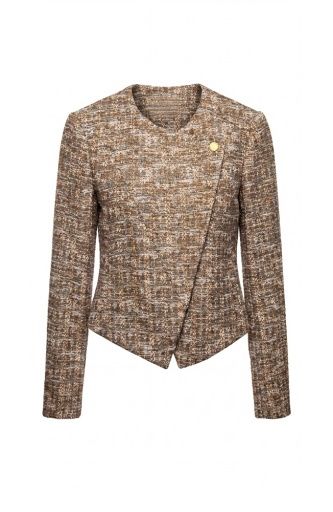 collarless moto jacket, Size: XXL