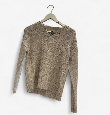 Notched Sweater