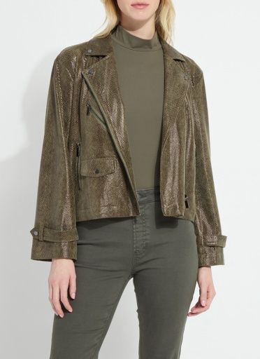 emory vegan suede moto jacket, Size: XS