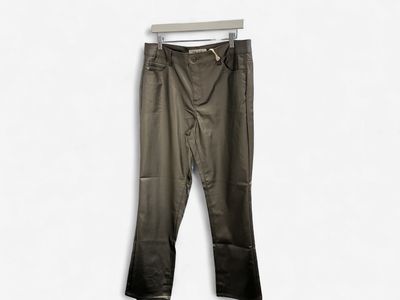 Metallic Grey Pants