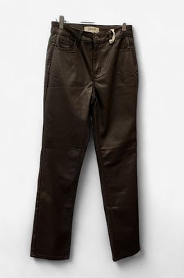 Slim Leg Wax Pants Coffee
