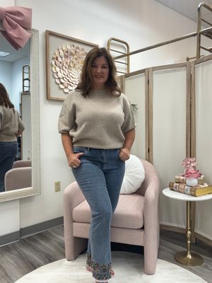 Denim Jean with Embroidery