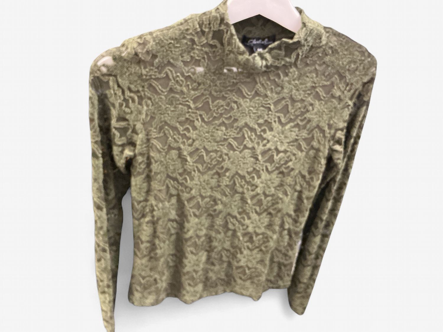 Olive Mesh Shirt