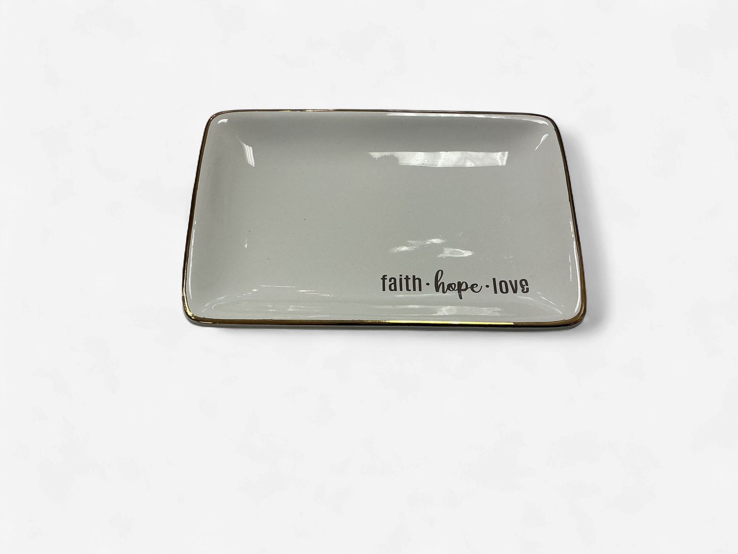 Faith, Hope, Love Trinket Dish