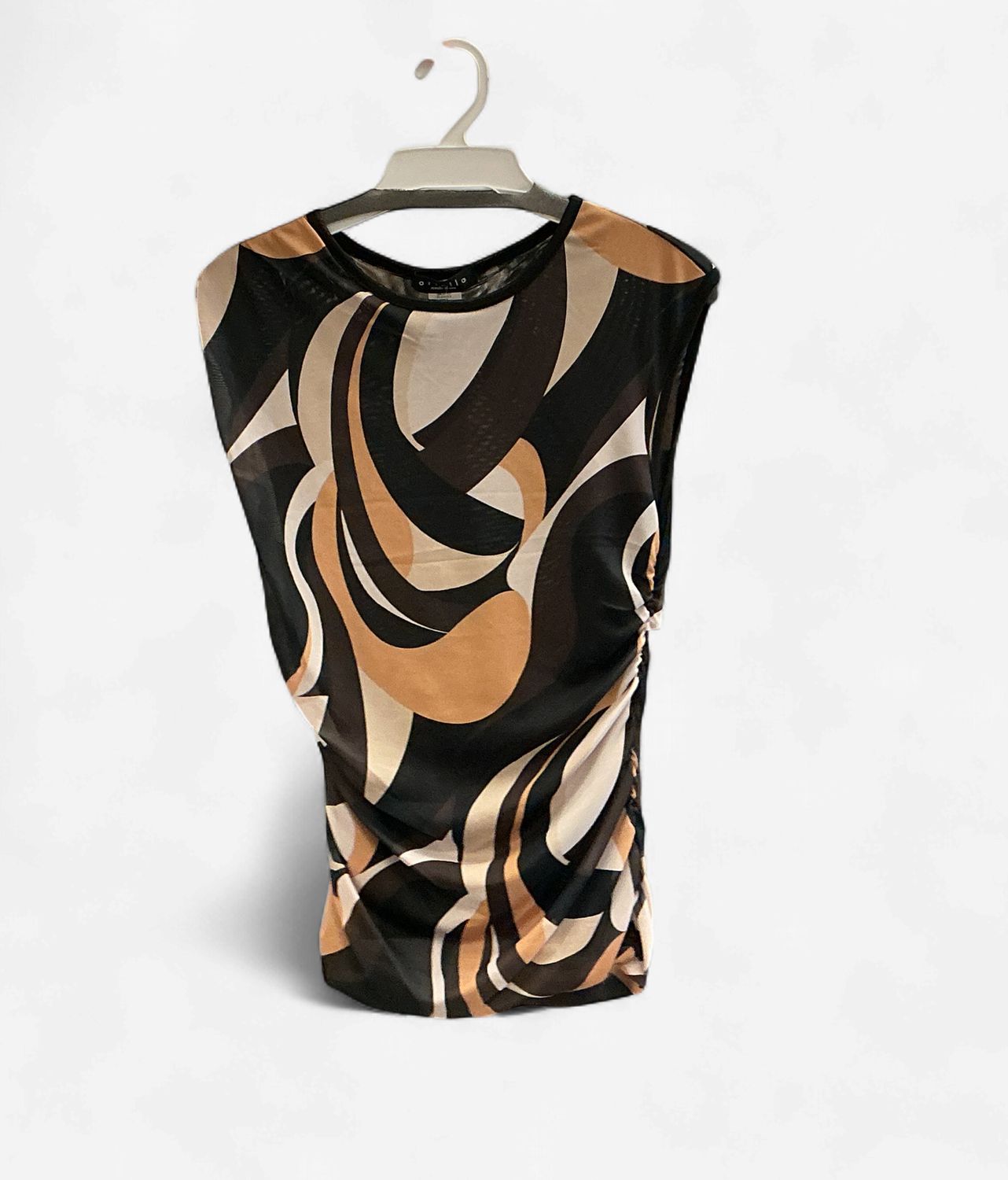 Mesh Ruched Tank