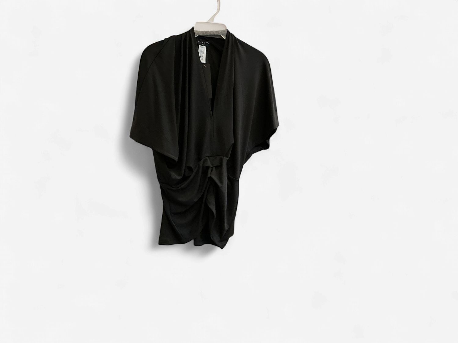 Black Ruched Top