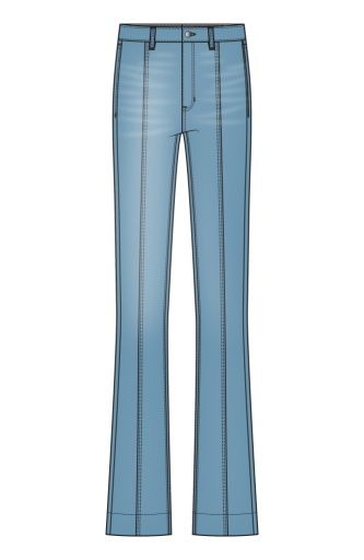 relaxed hr seamed bootcut 28' ins, Size: 12P