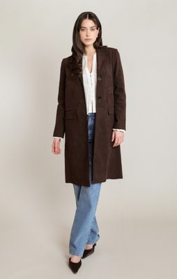 Brown Suede Coat