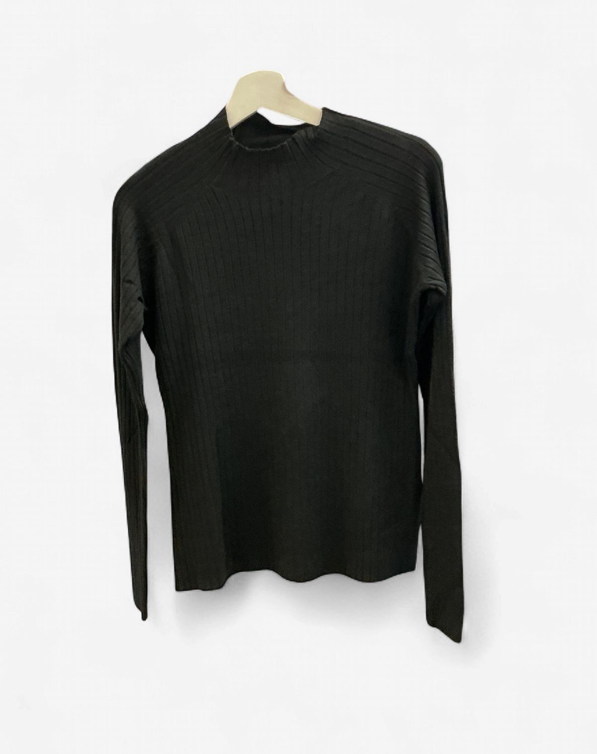 Mock neck turtleneck sweater
